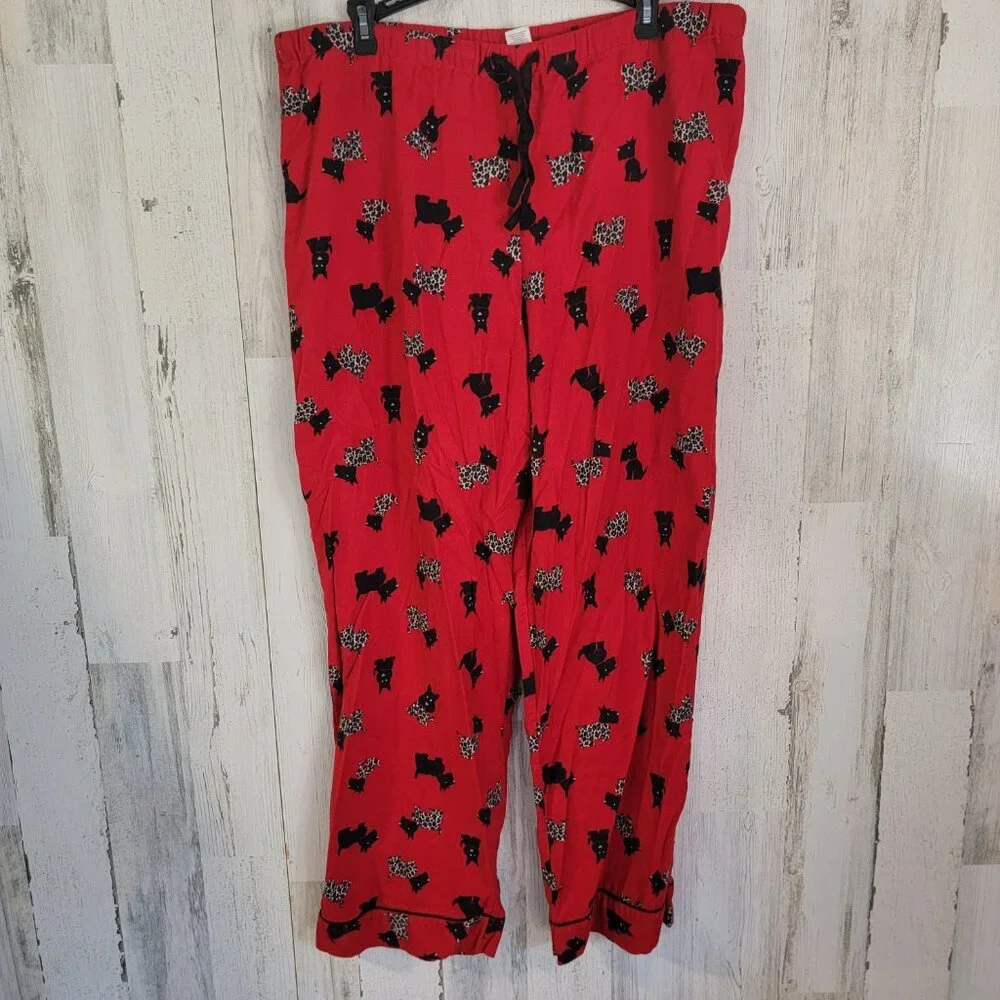 Adonna Women's Scottie Dog Pajama Set - Picture 5 of 8